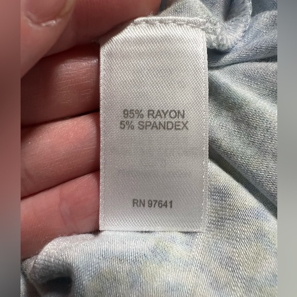 J. Jill Blue/Green Ikat Geometric Maxi Dress Size Small Beach Resort Coastal - Picture 7 of 8